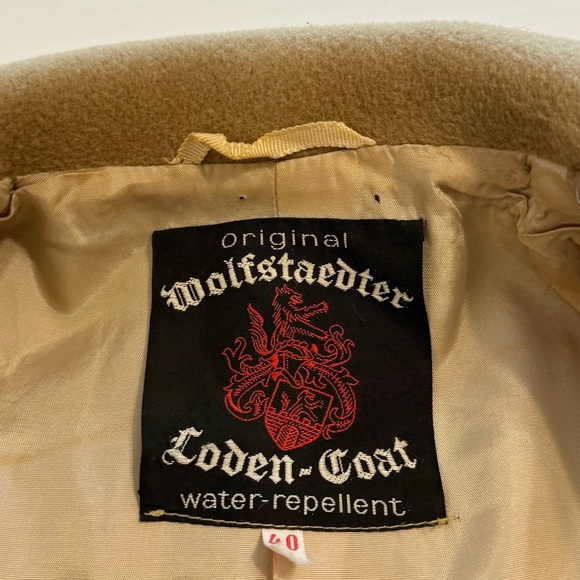 Vintage Wolfstaedter Loden Wool Coat - Picture 4 of 11